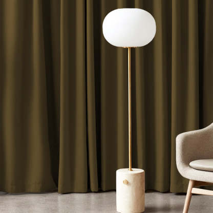 Jacquard Room Darkening Curtains in Coffee Brown Set Of 2 - (P358)