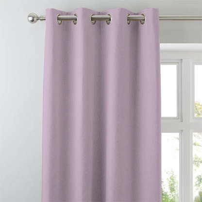 Jacquard Room Darkening Curtains in Pink Lace Set Of 2 - (P361)