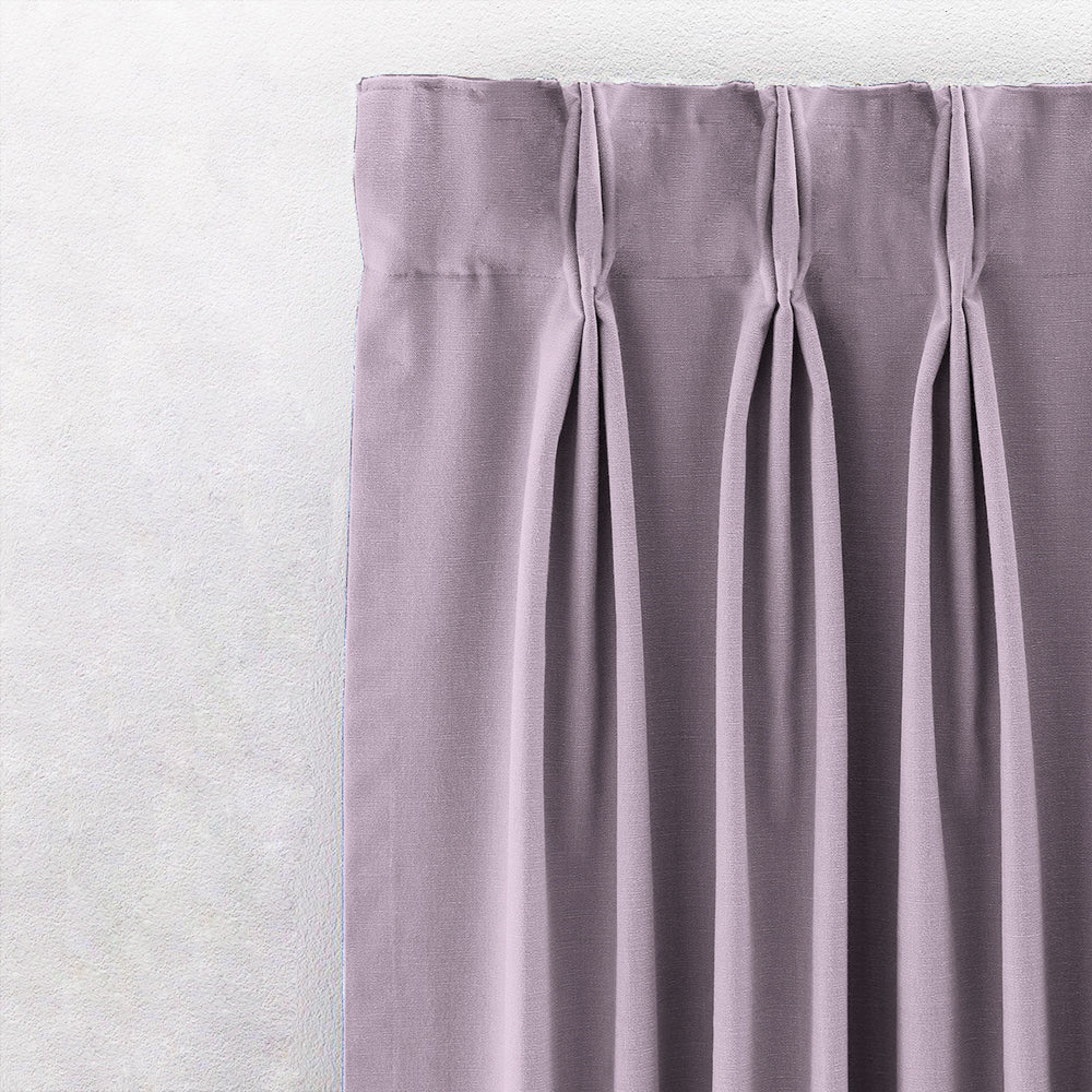 Jacquard Room Darkening Curtains in Pink Lace Set Of 2 - (P361)