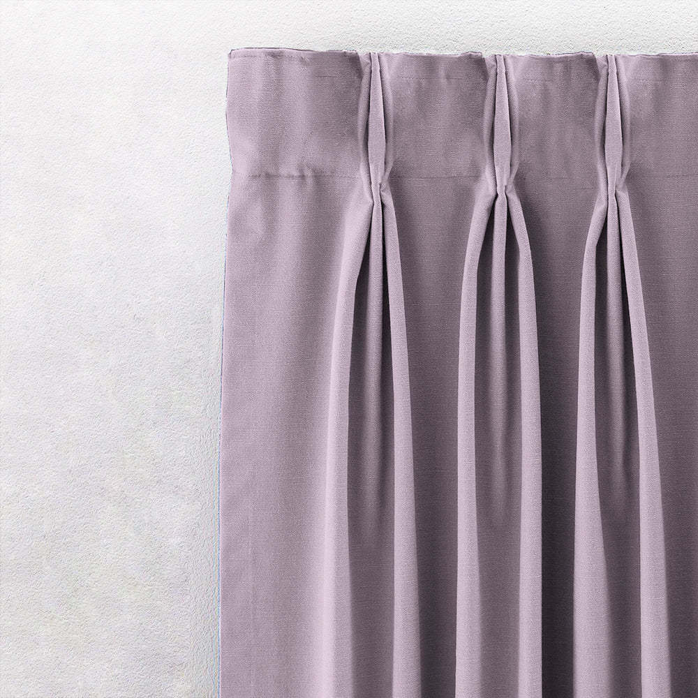 Jacquard Room Darkening Curtains in Pink Lace Set Of 2 - (P361)
