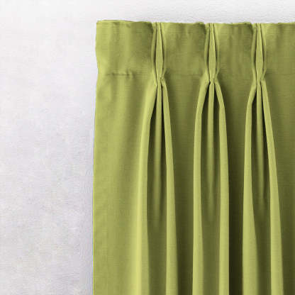 Jacquard Room Darkening Curtains in Pear Green Set Of 2 - (P365)