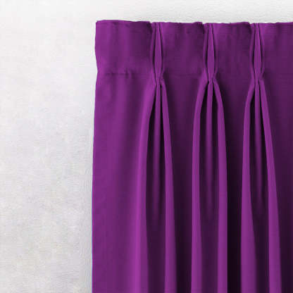 Jacquard Room Darkening Curtains in Boysenberry Purple Set Of 2 - (P383)