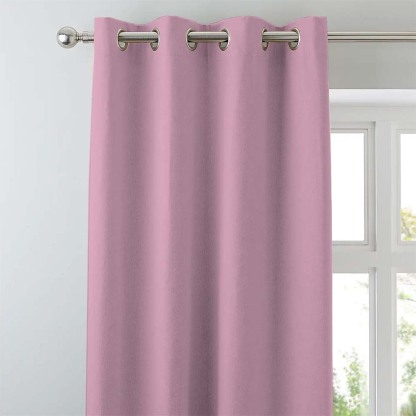 Jacquard Room Darkening Curtains in Rose Quartz Set Of 2 - (P39)