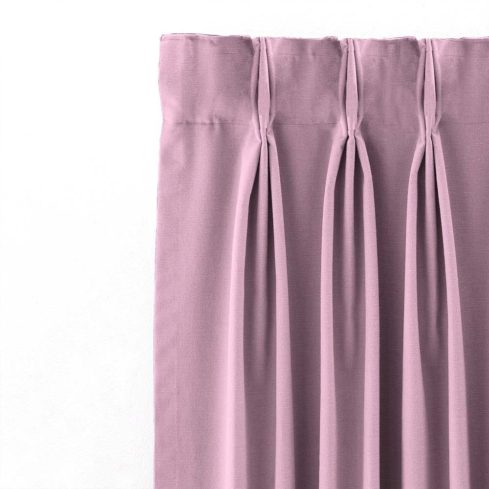 Jacquard Room Darkening Curtains in Rose Quartz Set Of 2 - (P39)