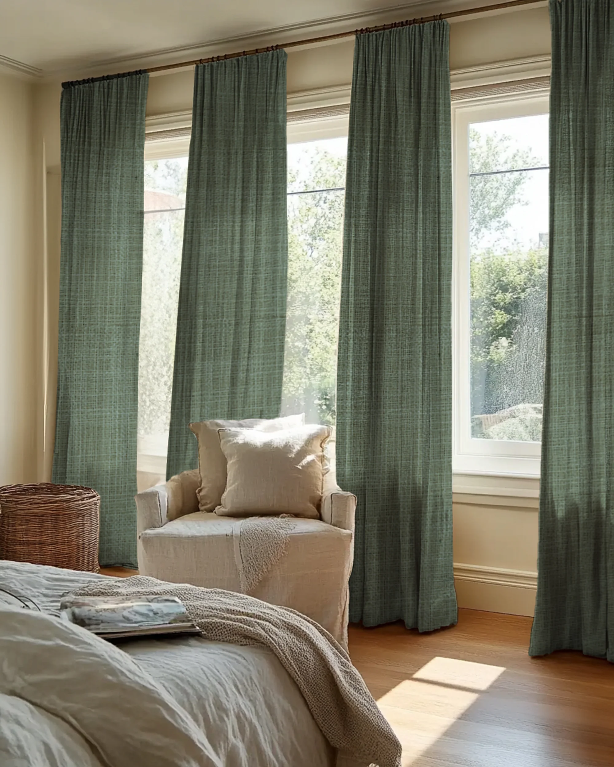 Jupiter Linen Look Soft Heavyweight Sheer Custom Curtain