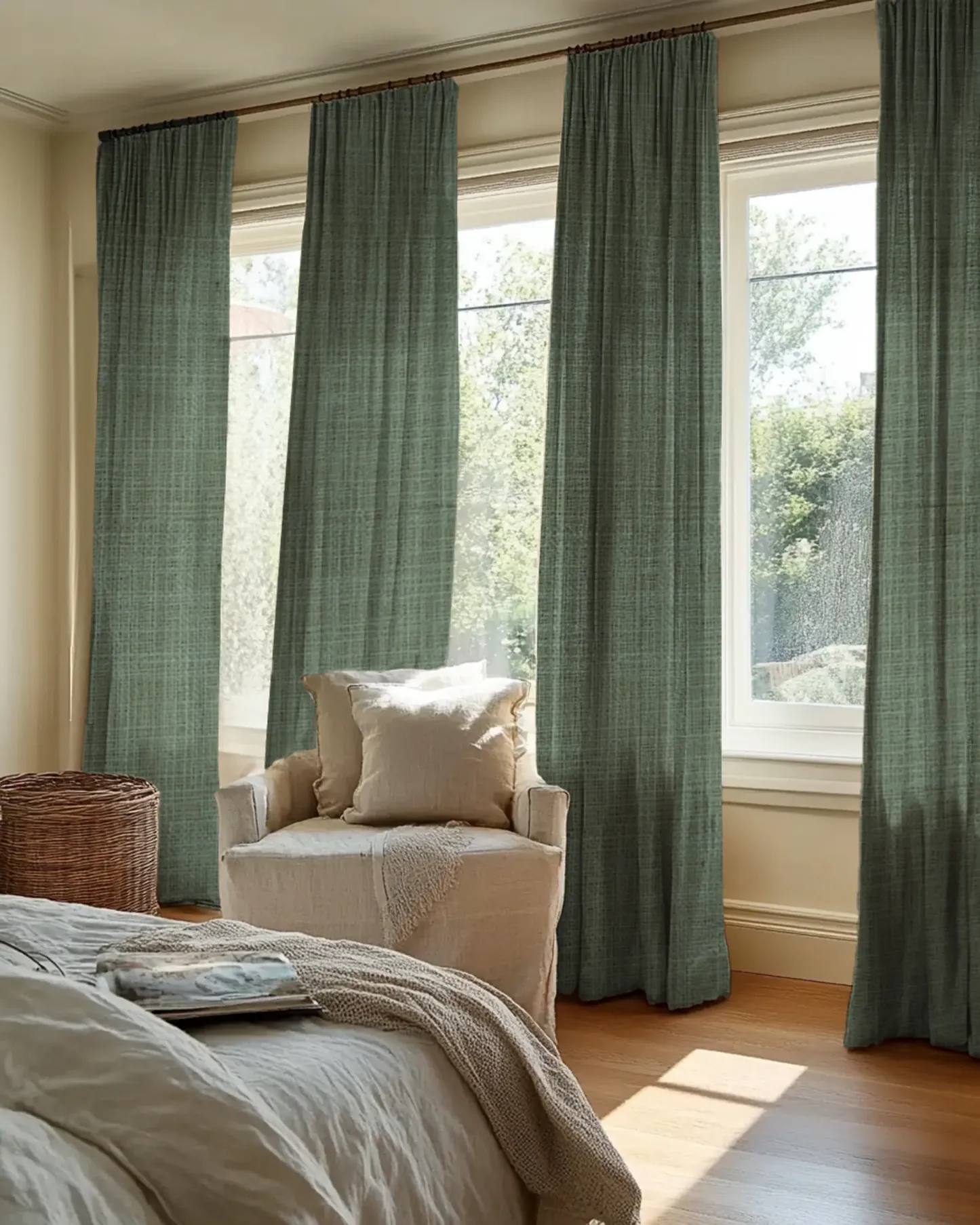Jupiter Linen Look Soft Heavyweight Sheer Custom Curtain