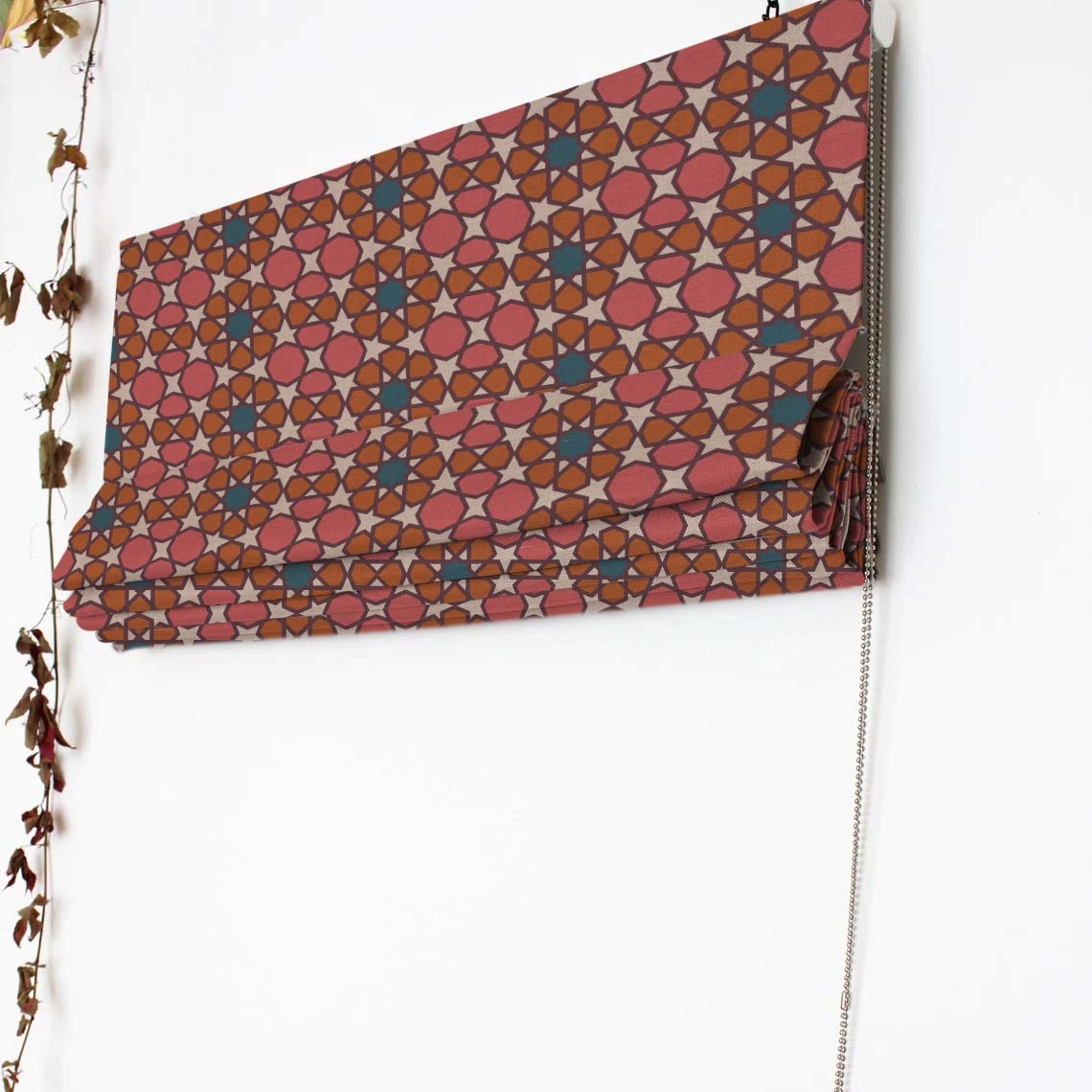 Desert Dream Indie Crepe Pink Satin Roman Blind (DS458C)
