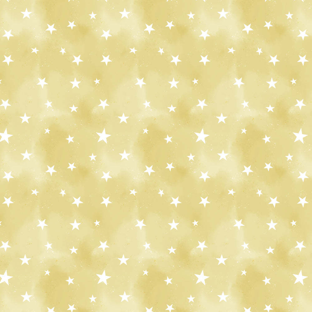 Starry Dreams Kids Lemon Yellow Heavy Satin Blackout curtains Set Of 2 - (DS463B)