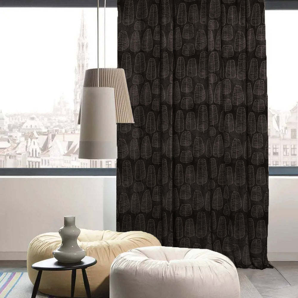Ethenic Room Darkening Curtain Set of 2 - DS471B