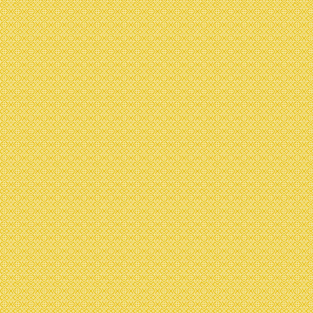 Colorful Knots Indie Yellow Heavy Satin Blackout curtains Set Of 2 - (DS491A)