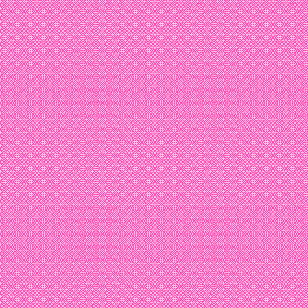 Colorful Knots Indie Hot Pink Heavy Satin Blackout curtains Set Of 2 - (DS491C)