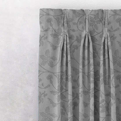 Elegant Floral Print Room Darkening Curtains- Set of 2 - DS496F
