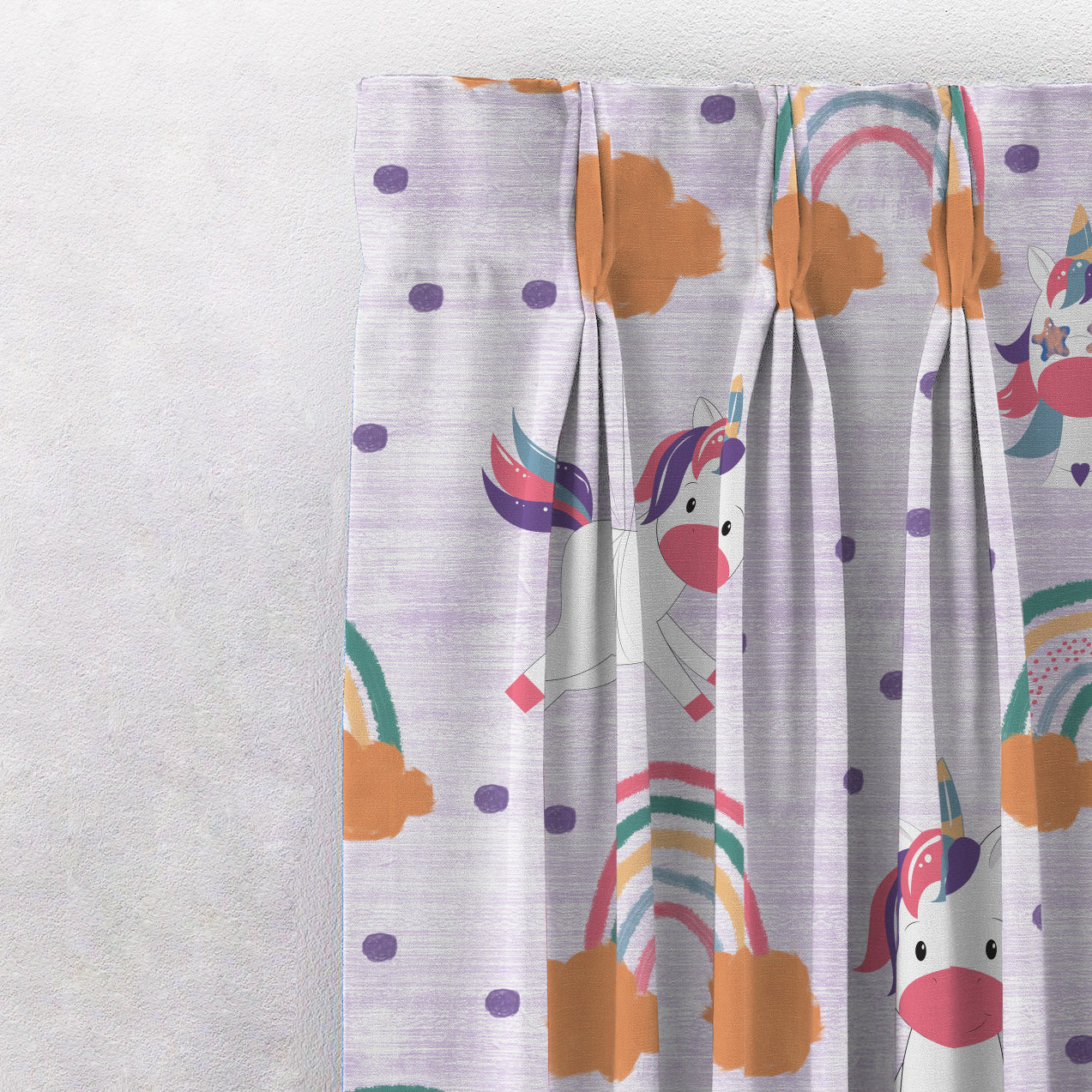 Kids Print Room Darkening Curtains- Set of 2 - DS510E