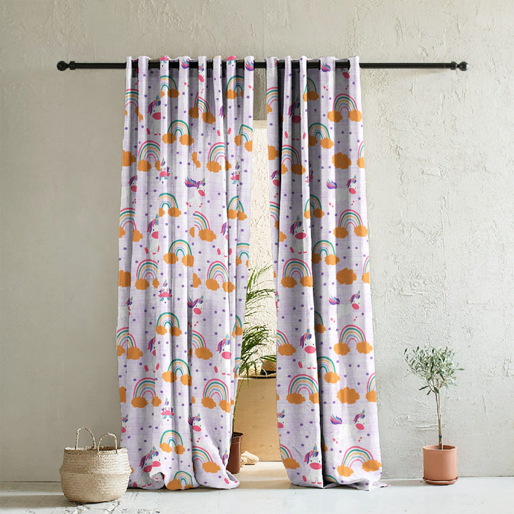Kids Print Room Darkening Curtains- Set of 2 - DS510E