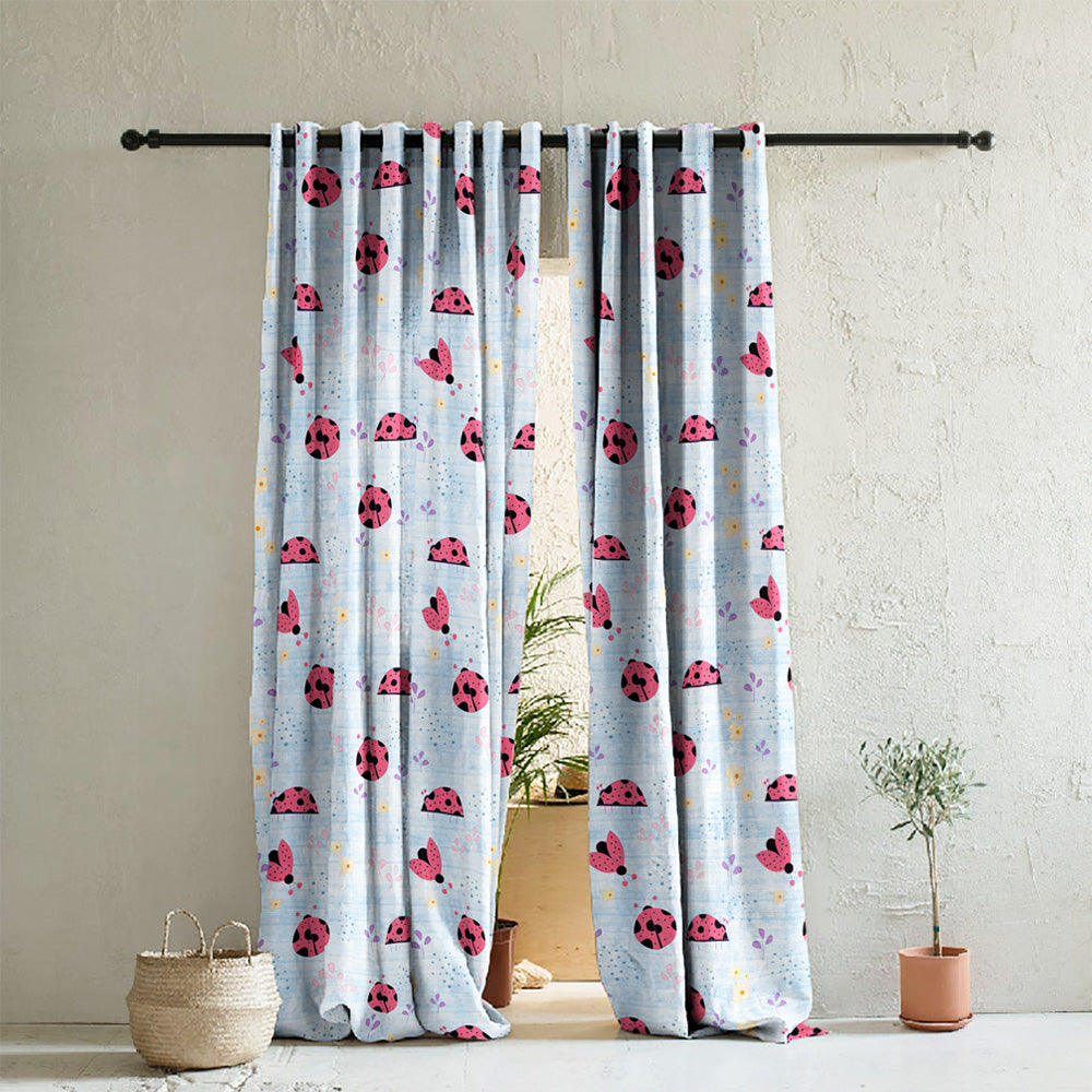 Elegant Kids Print Room Darkening  Curtain - Set of 2 - DS511A
