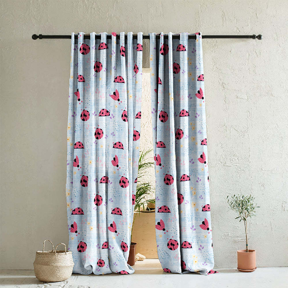 Elegant Kids Print Room Darkening  Curtain - Set of 2 - DS511A
