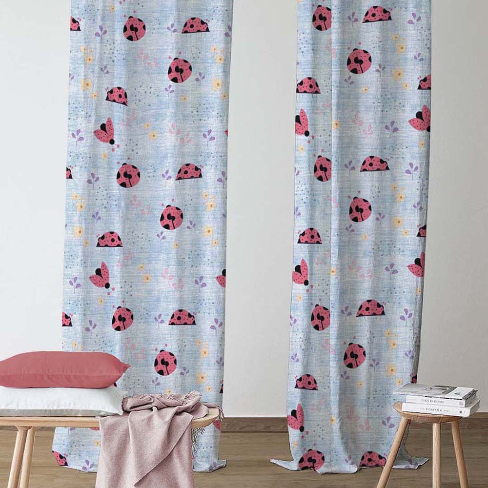 Elegant Kids Print Room Darkening  Curtain - Set of 2 - DS511A