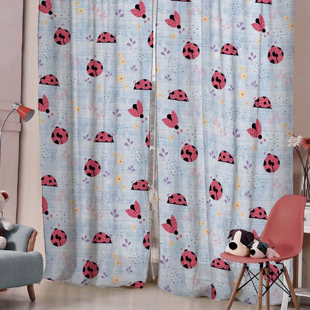 Elegant Kids Print Room Darkening  Curtain - Set of 2 - DS511A