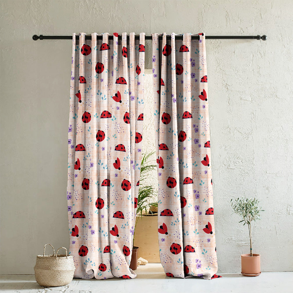 Elegant Kids Print Room Darkening  Curtain - Set of 2 - DS511F