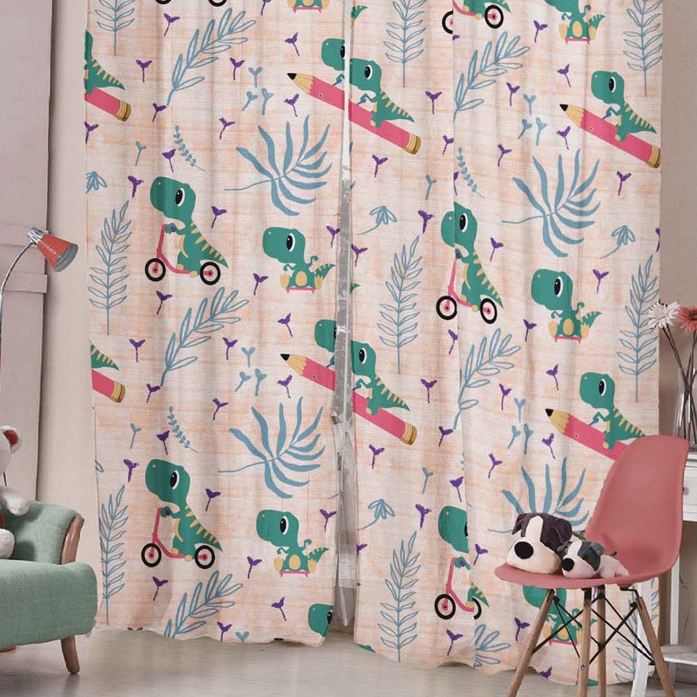 Kids Print Room Darkening Curtains- Set of 2 - DS512F