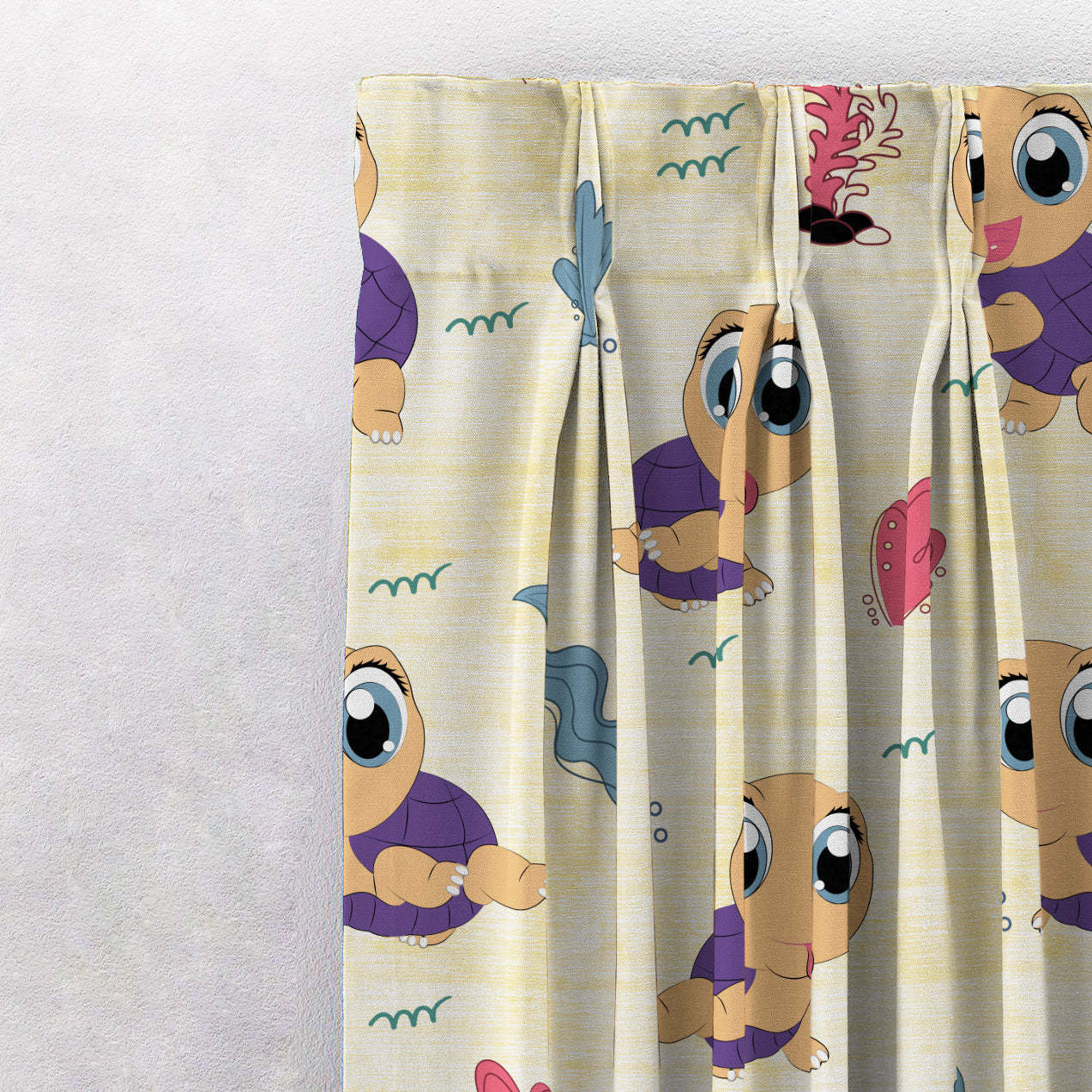 Elegant Kids Print Room Darkening Curtain - Set Of 1pc - DS513B