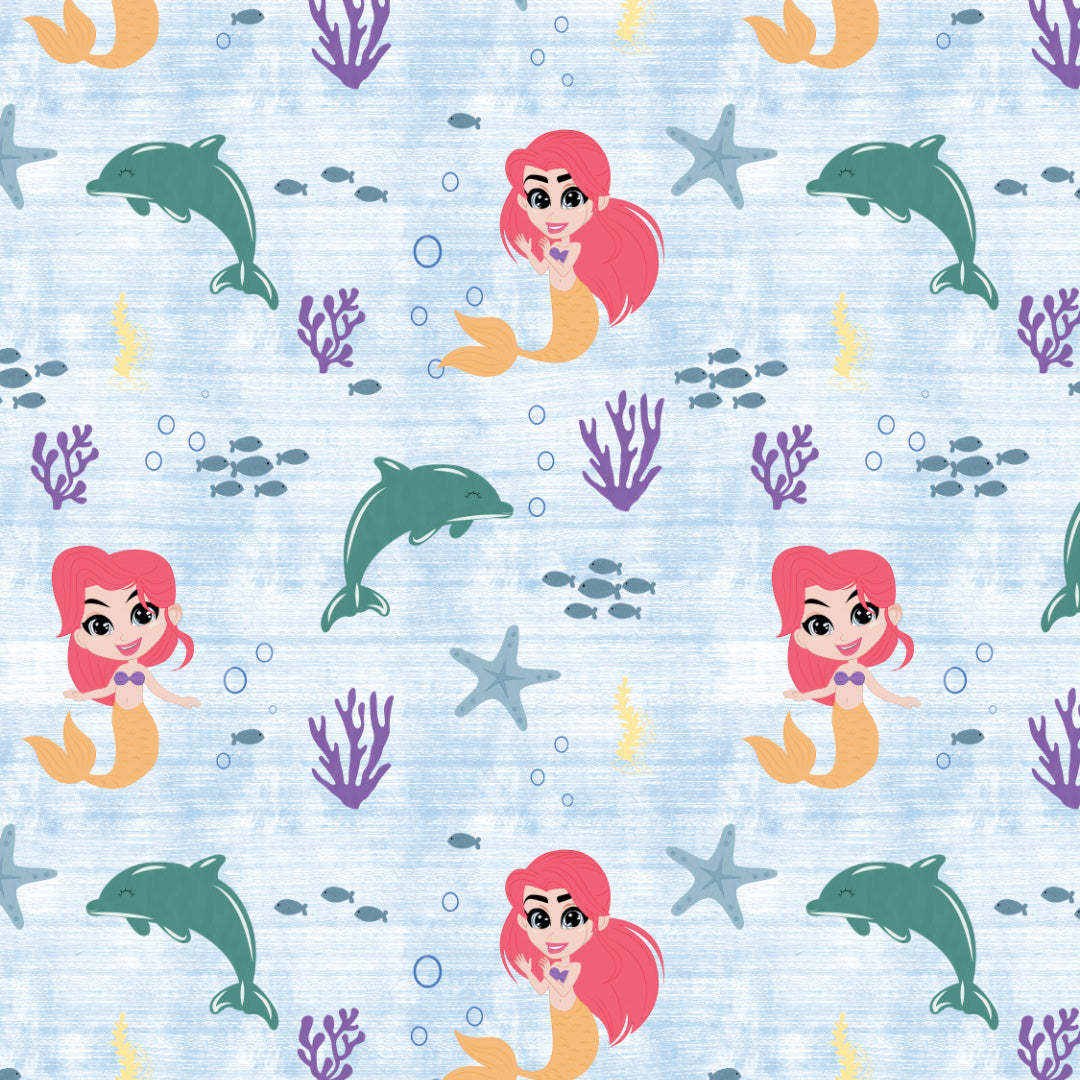 Elegant Kids Print Room Darkening Curtain - Set of 2 - DS514A