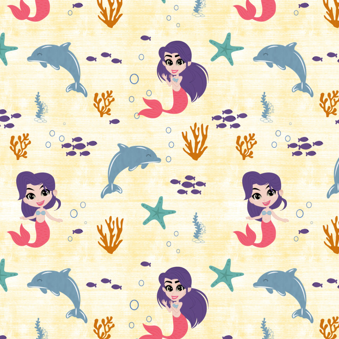 Elegant Kids Print Room Darkening  Curtain - Set Of 1pc - DS514B