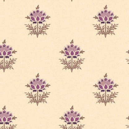 Elegant Ethenic  Print Room Darkening Curtain - Set Of 1pc - DS521B