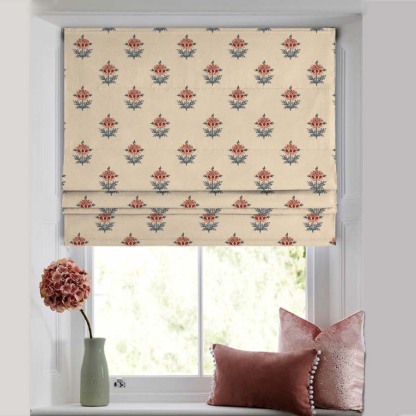 ButtaBliss Indie Carmine Red Satin Roman Blind (DS521A)