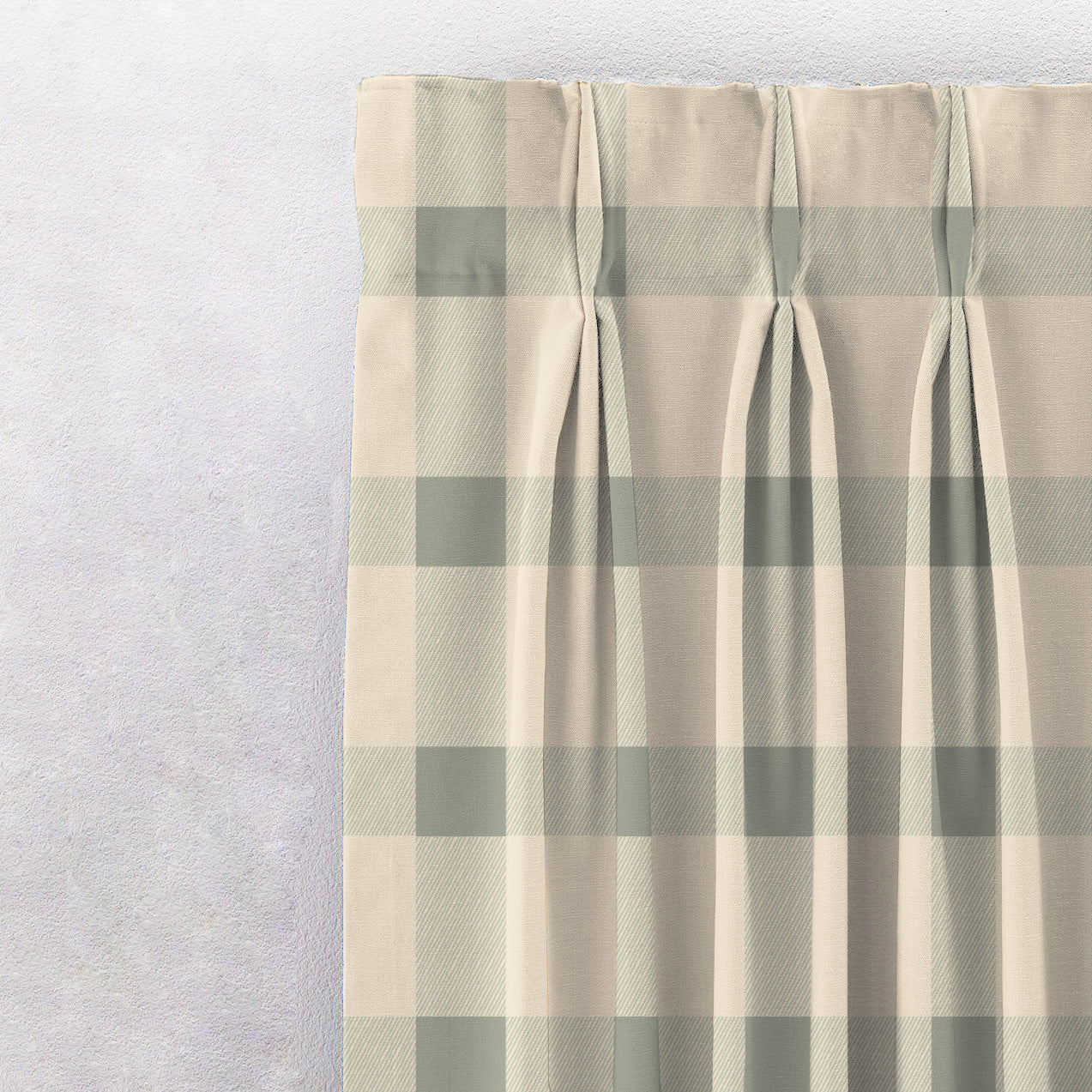 Digital Boho Printed Twill Textured Room Darkening Curtains Set Of 2 - DS535B