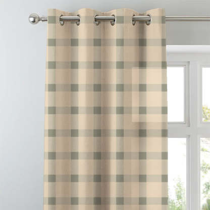Digital Boho Printed Twill Textured Room Darkening Curtains Set Of 2 - DS535B
