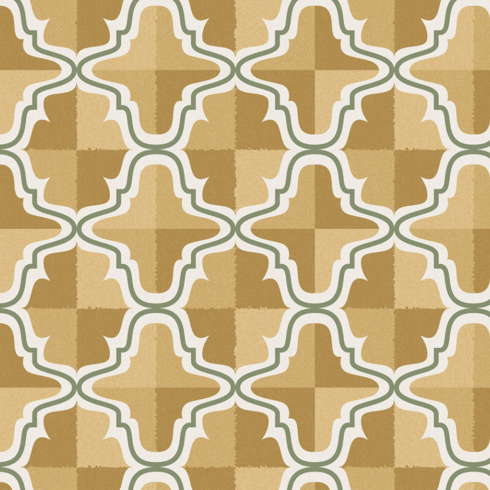 Urban Weave Geometric Corn Yellow Velvet Room Darkening Curtains Set Of 2 - (DS545E)