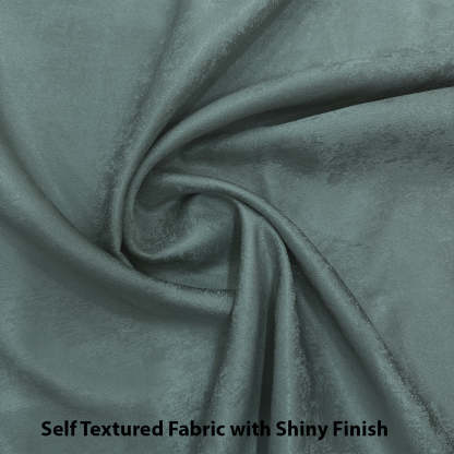 Jacquard Room Darkening Curtains in Hailstorm Set Of 2 - (P55)