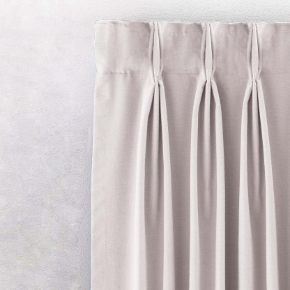 Romantic Floral Floral Petal Pink Matte Finish Room Darkening Curtains Set Of 2 - (DS550)
