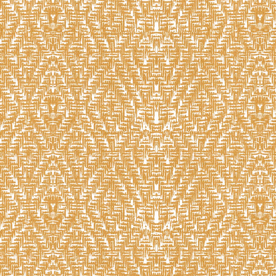 MacraMagic Geometric Matte Harvest Gold Room Darkening Curtain Set of 2 -(DS565A)