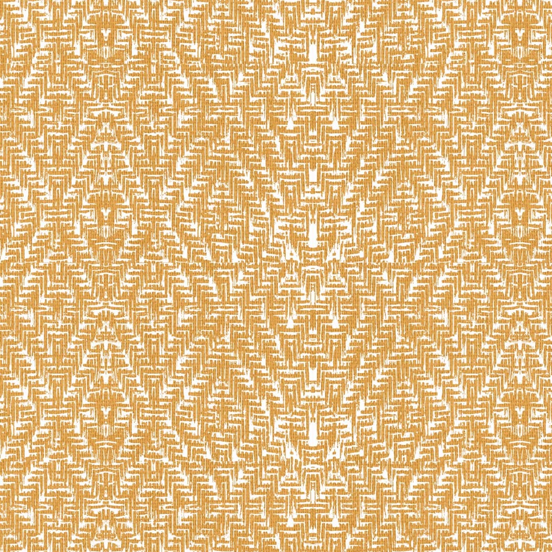 MacraMagic Geometric Matte Harvest Gold Room Darkening Curtain Set of 2 -(DS565A)