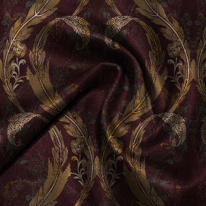 Imperial Canopy Indie Coffee Brown Roman Blind -(DS594B)