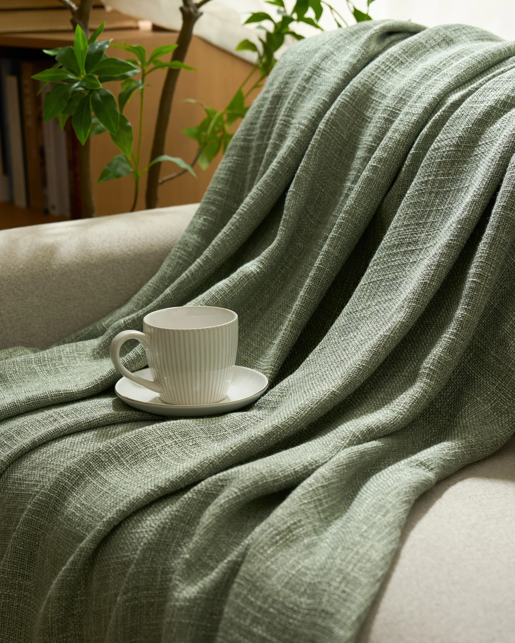 Jupiter Linen Look Soft Heavyweight Sheer Custom Curtain