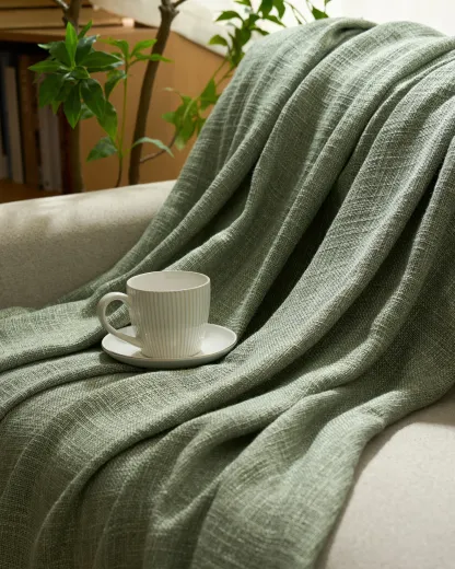 Jupiter Linen Look Soft Heavyweight Sheer Custom Curtain