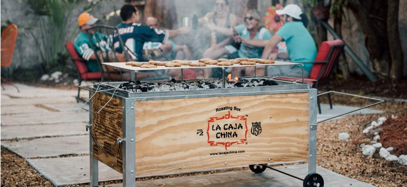 La Caja China Model #2-100 LB Pig Roaster, Original – RosyRoll