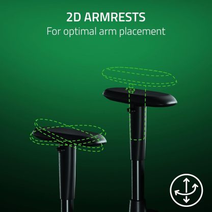 Razer Iskur V2 X Gaming Chair, Lumbar Support, Black