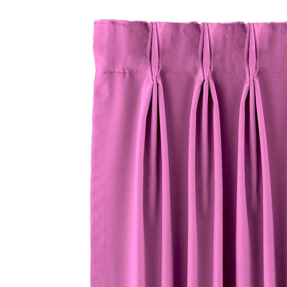 Jacquard Room Darkening Curtains in Doll Pink Set Of 2 - (P74)
