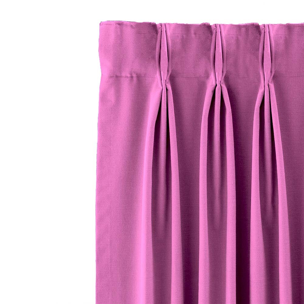 Jacquard Room Darkening Curtains in Doll Pink Set Of 2 - (P74)