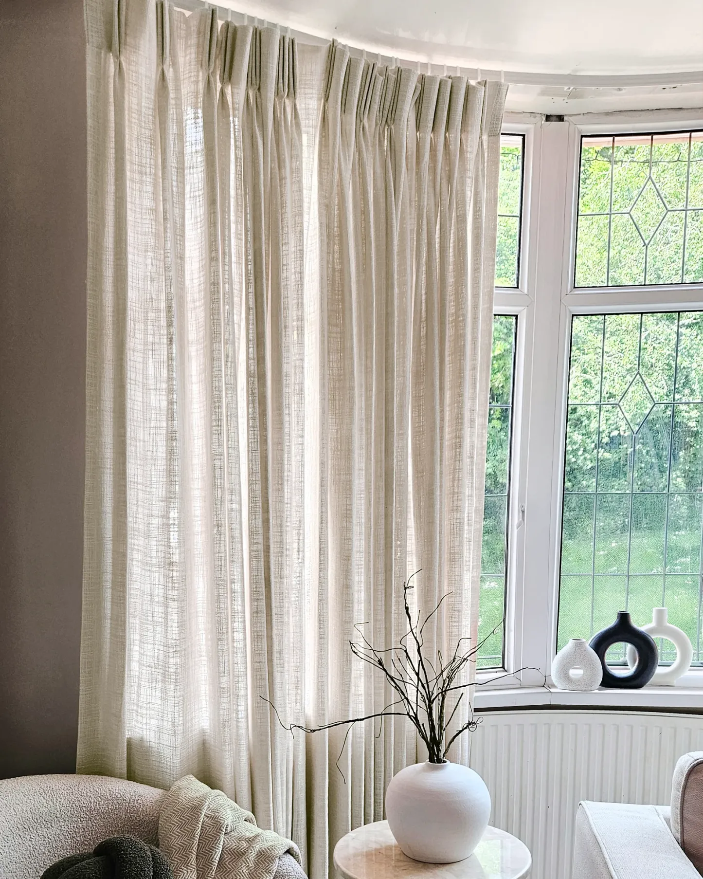 Jupiter Linen Look Soft Heavyweight Sheer Custom Curtain