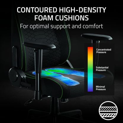 Razer Iskur V2 X Gaming Chair, Lumbar Support, Black