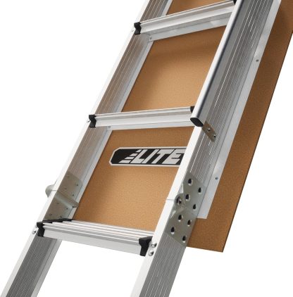 LITE 10ft Aluminum Attic Ladder, 375lb Capacity, Type IAA