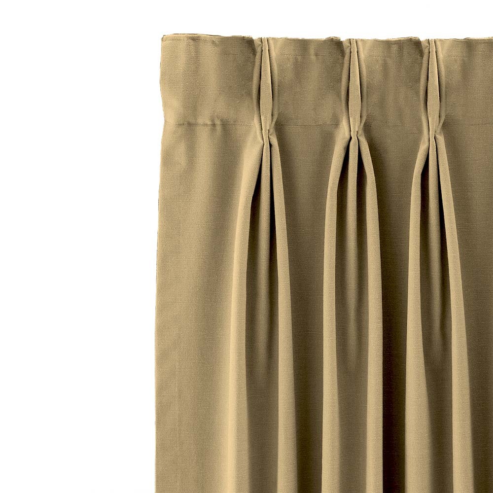 Jacquard Room Darkening Curtains in Hazelnut Brown Set Of 2 - (P85)