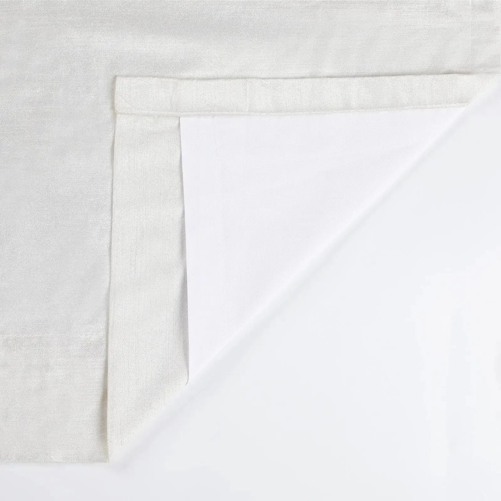 Veda Luster Cotton Velvet Drapery Pleated TWOPAGES