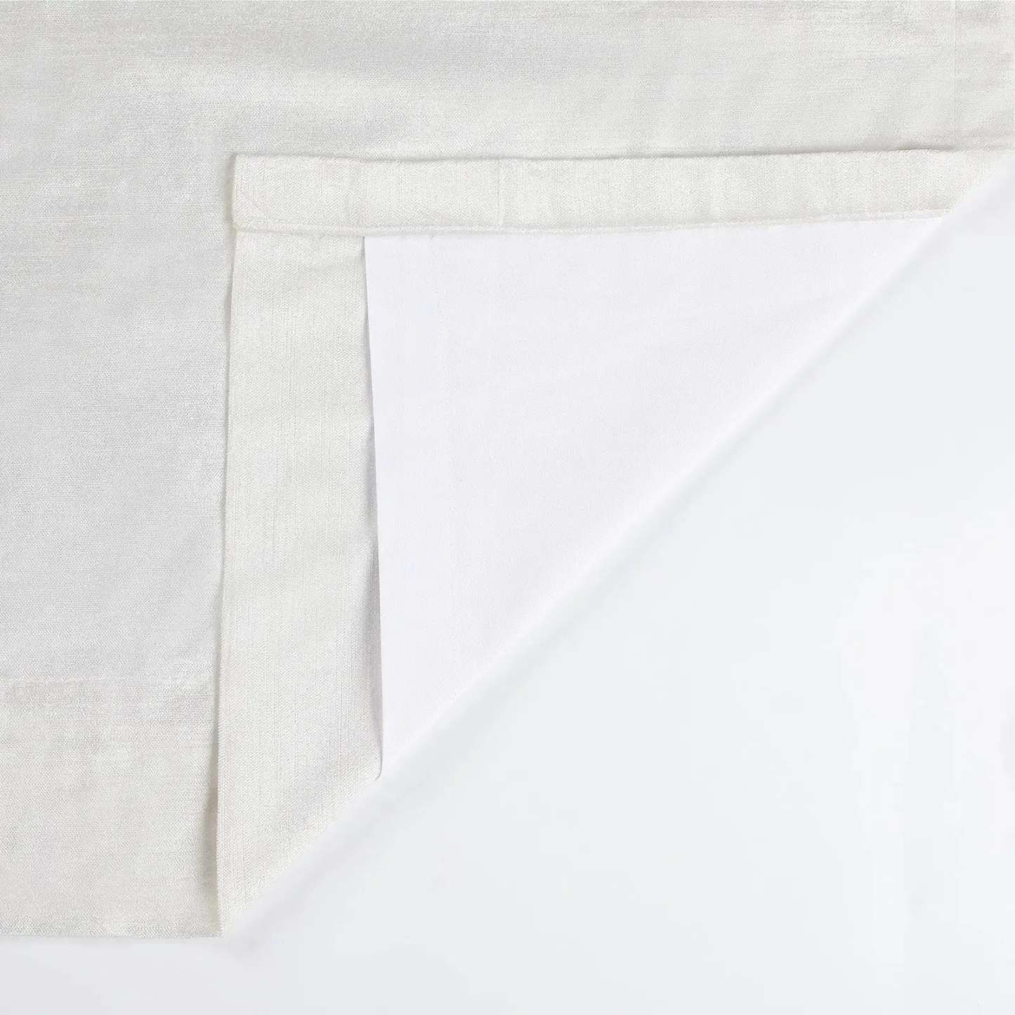 Veda Luster Cotton Velvet Drapery Pleated TWOPAGES