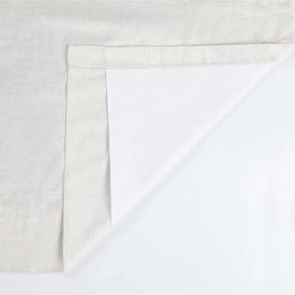 Veda Luster Cotton Velvet Drapery Pleated TWOPAGES